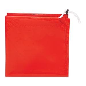 Biohazard Bag 2.5mil 40x40" Red Drawcord Closure LDPE 100/Ca