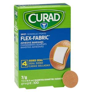 Curad Adhesive Bandage Fabric 7/8" Natural Sterile 1200/Ca