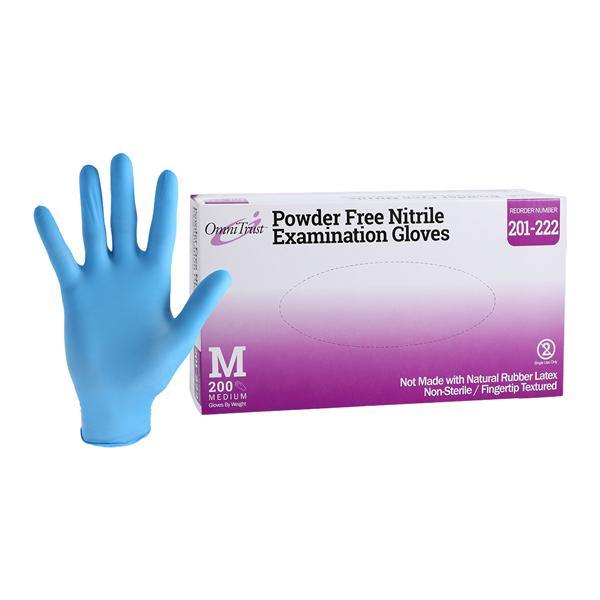 OmniTrust Nitrile Exam Gloves Medium Non-Sterile