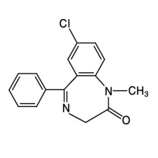 Reference Solution Diazepam Methanol 1mg/mL For LC/MS & GC/MS Ampule Ea