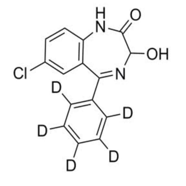 Reference Solution Oxazepam-D5 Methanol 100ug/mL For GC/MS & LC/MS Ampule Ea