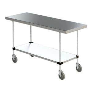 Space-Saver Work Table 36x24" 5" Caster/2-Brake/2-Swivel