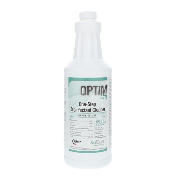 Optim 33 TB Surface Liquid Cleaner & Disinfectant Bottle 32 oz Ea