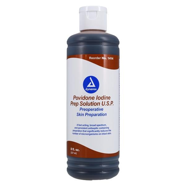 Prep Solution Povidone Iodine 10% 8oz