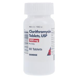 Clarithromycin Tablets 500mg Bottle 60/Bt