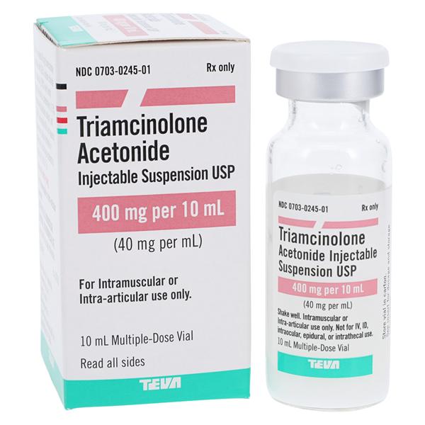 Triamcinolone Acetonide Injection 40mg/mL MDV 10mL/Vl