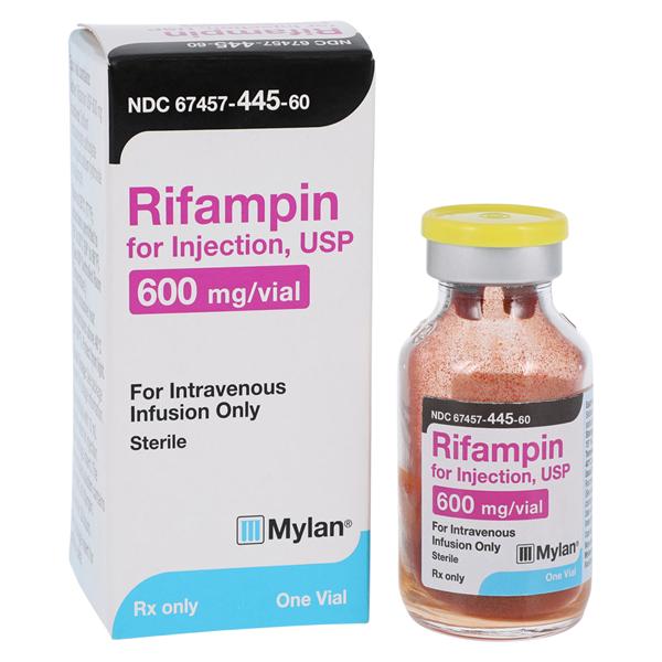 Rifampin Injection 600mg/vl Powder Vial Ea