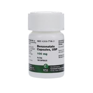 Benzonatate Capsules 100mg Bottle 100/Bt