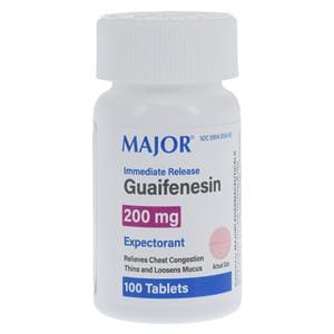 Guaifenesin IR Tablets 200mg 100/Bt