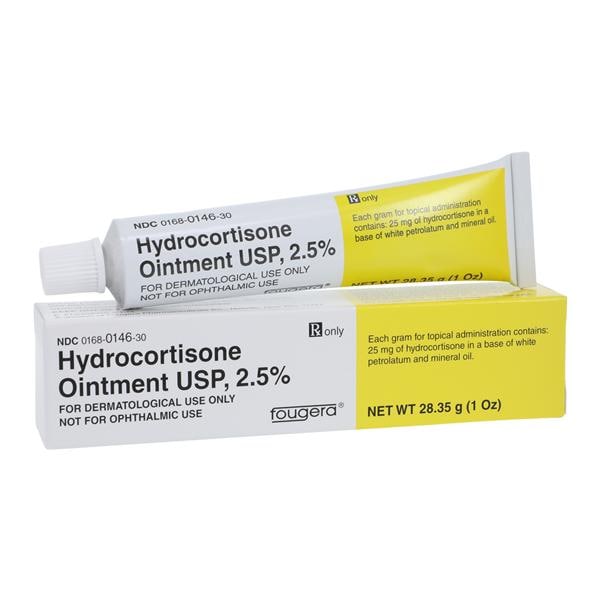 Hydrocortisone Topical Ointment 2.5% Tube 28.35gm