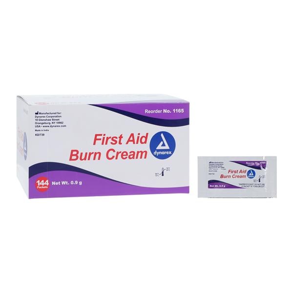 First Aid Burn Relief Cream 0.9gm 144/Bx