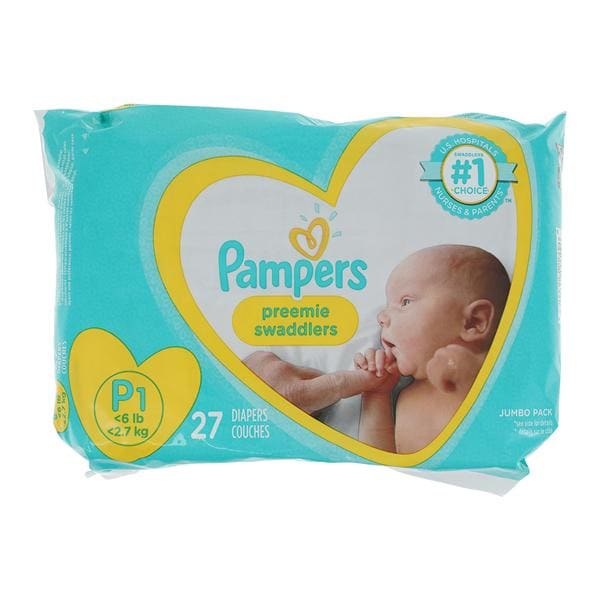 Pampers Swaddler Diapers Preemie to 6lbs 27/Pk