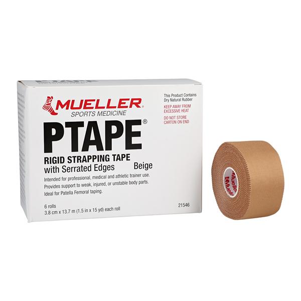 PTape Strapping Tape Rayon 1.5"x15yds Beige 6/Bx