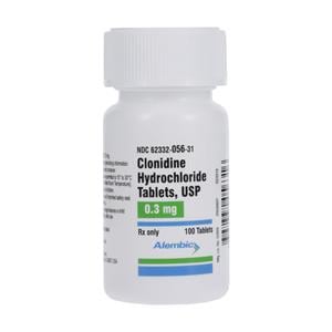 Clonidine HCl 0.3mg 100/Bt