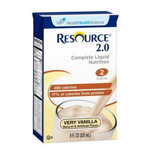 Resource Oral Supplement Very Vanilla 8oz Carton 27/Ca