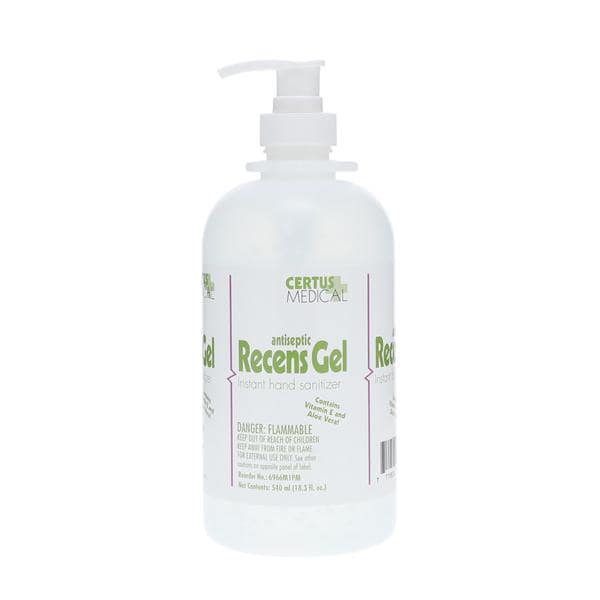 Recens Gel Sanitizer 540 mL Pump Bottle Ea