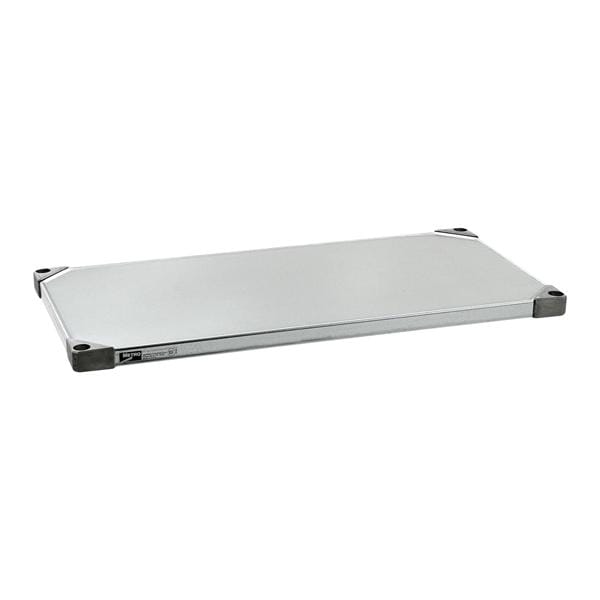 Super Erecta Solid Shelf Stainless Steel Ea