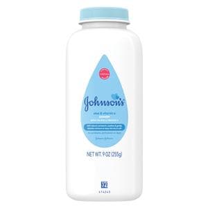 Johnson's Baby Powder Crnstrch/Alo/VitE PrbnFr White Disp Unsx Hyplrgnc 22oz/Bt, 18 BT/CA