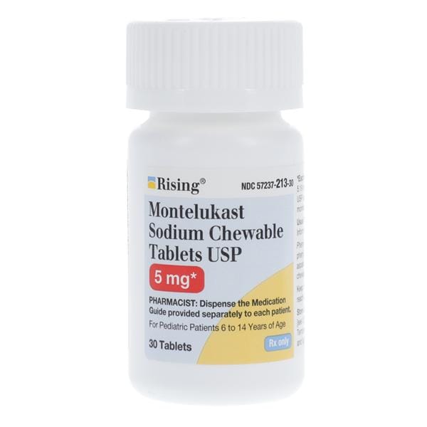 Montelukast Sodium Chewable Tablets Bottle 30/Bt