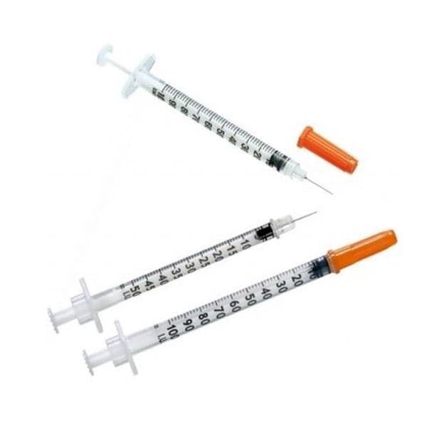 Comfort Point Insulin Syringe/Needle 31gx5/16" 1cc Cnvntnl No Dead Spc 500/Ca