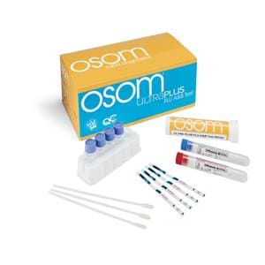 OSOM Ultra Plus Influenza A & B Test Kit CLIA Waived 25/Bx, 1 BX/CA