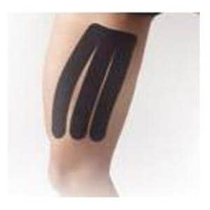 SpiderTech Kinesiology Tape Cotton 10x4.5" Black Ea