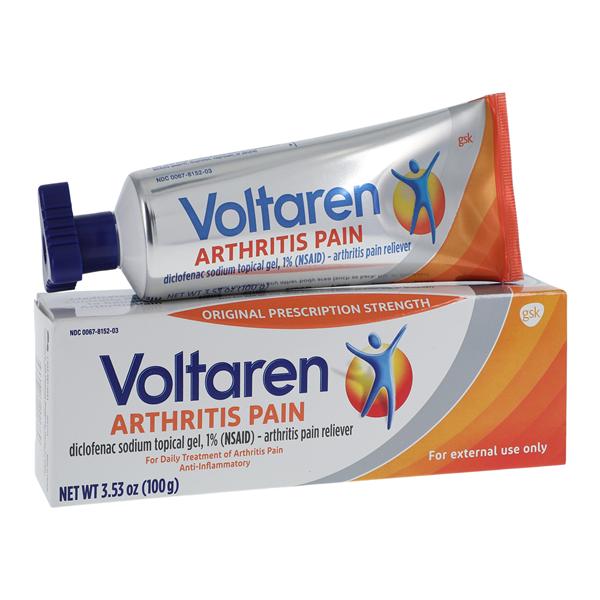 Voltaren NSAID Gel 1% Arthritis Pain 100g/Tb, 24 TB/CA