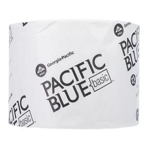 Pacific Blue Basic Bathroom Tissue White 2 Ply 48/Case