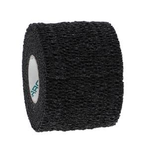 Tape Poly Blend Fabric/Elastic 2"x6yds Black Non-Sterile 24/Ca