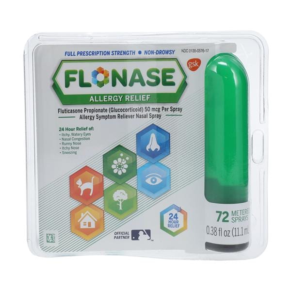 Flonase Allergy Spray 50mcg 0.38oz Bottle .38oz/Bt, 12 BT/CA