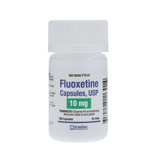 Fluoxetine HCl Capsules 10mg Bottle 100/Bt