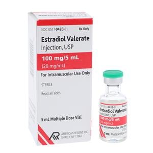 Estradiol Valerate Injection 20mg/mL MDV 5mL/Vl