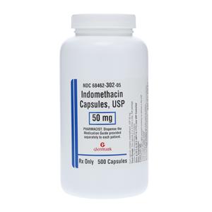 Indomethacin Capsules 50mg Bottle 500/Bt