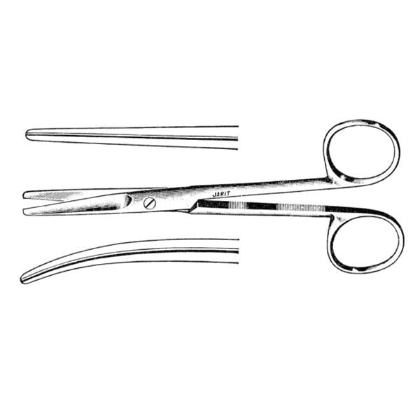 Mayo Surgical Scissors Straight 6-3/4" Stainless Steel Non-Sterile Reusable Ea