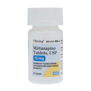 Mirtazapine Tablets 15mg Bottle 30/Bt