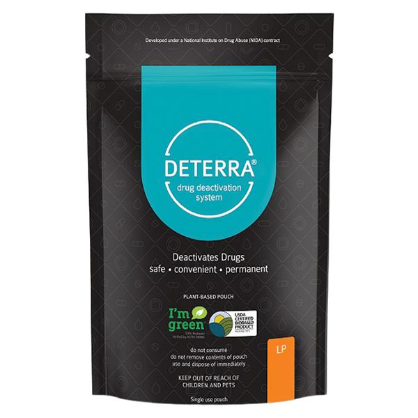 Deterra Drug Disposal System Lg StndUp Pch 90 Pls/12oz/12 Ptch Actvtd Crbn Ea, 100 EA/CA