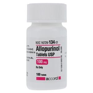 Allopurinol Tablets 100mg Bottle 100/Bt