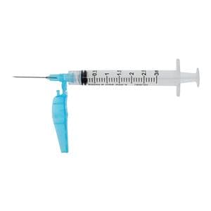 Sol-Care Safety Needle/ Syringe 23gx1" 3mL Luer Lock Safety Shield LDS 50/Bx