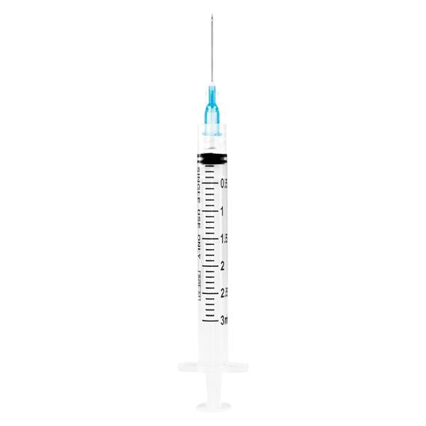 Needle Needle/ Syringe 23gx1" 3mL Luer Lock _ Low Dead Space 100/Bx