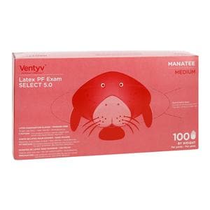 Manatee Latex Exam Gloves Medium Non-Sterile