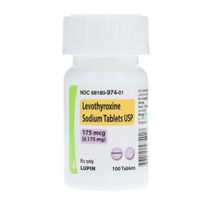 Levothyroxine Sodium Tablets 175mcg Bottle 100/Bt