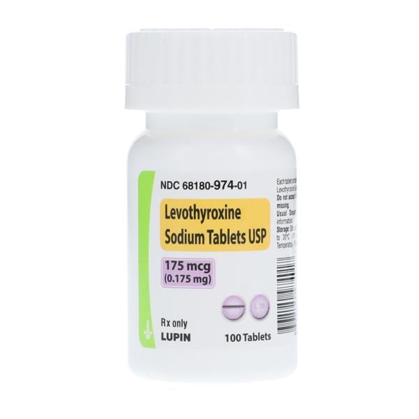 Levothyroxine Sodium Tablets 175mcg Bottle 100/Bt
