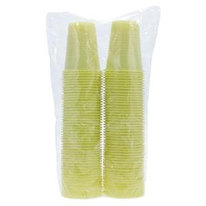 SafeBasics Drinking Cup Plastic Yellow 5 oz Disposable 1000/Ca