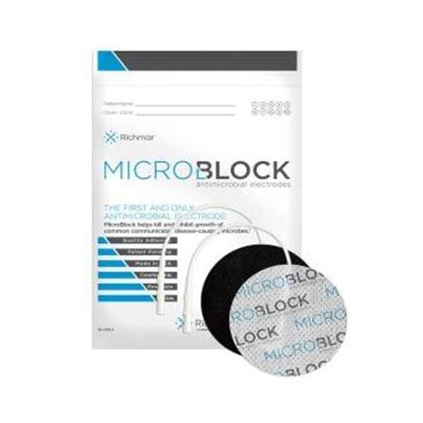 Electrode Muscle Stimulator Microblock 2" Round Disposable 40/Bg