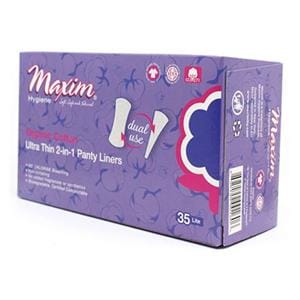 Panty Liner Organic Cotton Ultthn Lght 2-in-1 White Disposable Ltly Scntd 35/Bx, 12 BX/CA