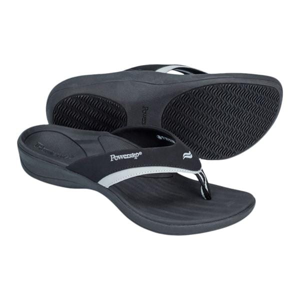 Powerstep Fusion Recovery Sandal Black Men 8