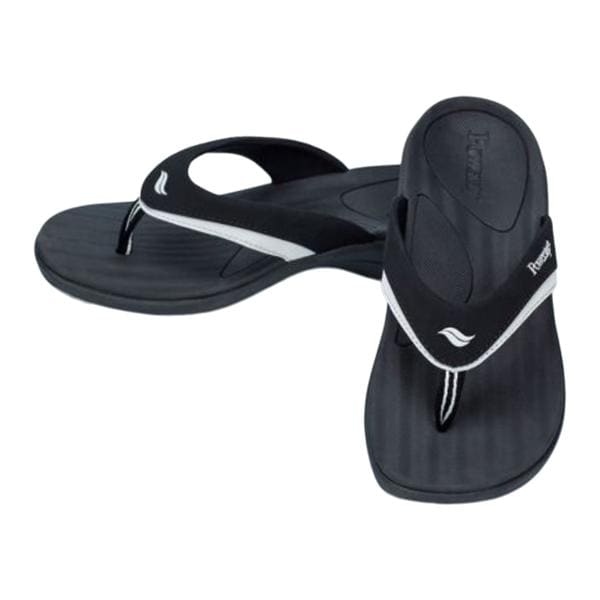 Powerstep Fusion Recovery Sandal Black/Light Gray Women 6