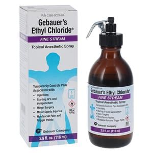 Ethyl Chloride Topical Spray Fine Stream Bottle 3.9oz 12/Ca