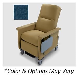 86 Series Transport Recliner Powder-Coated Steel Frame Colonial Blue Ea