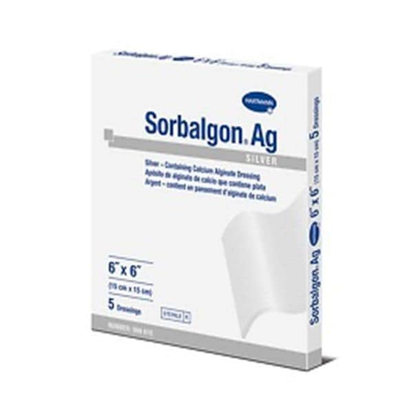 Sorbalgon Ag Calcium Alginate/Silver Dressing 2x2